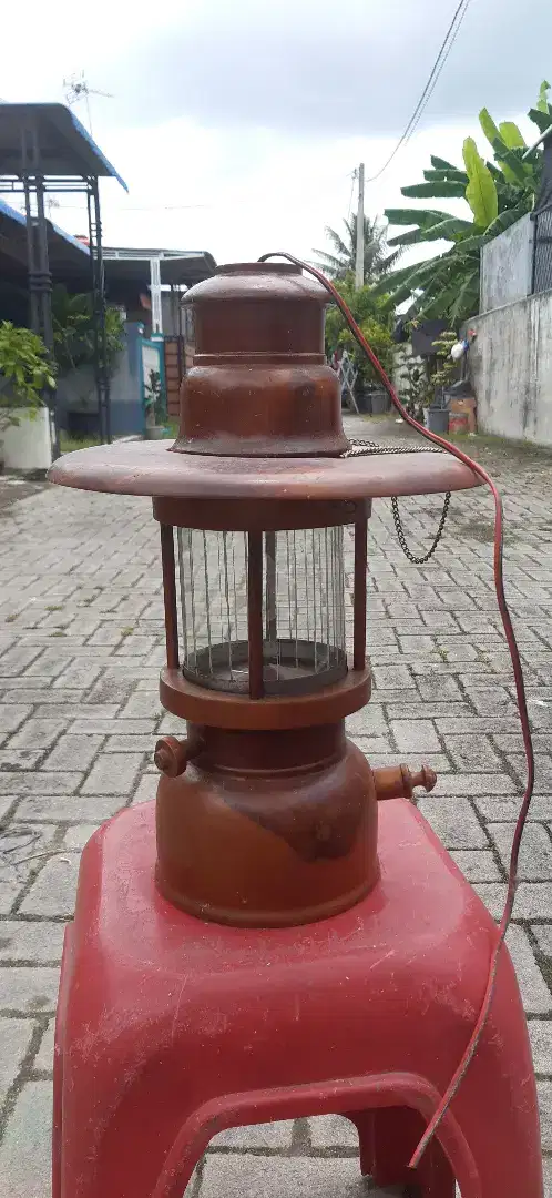 Lampu petromax modern cafe warkop angkringan