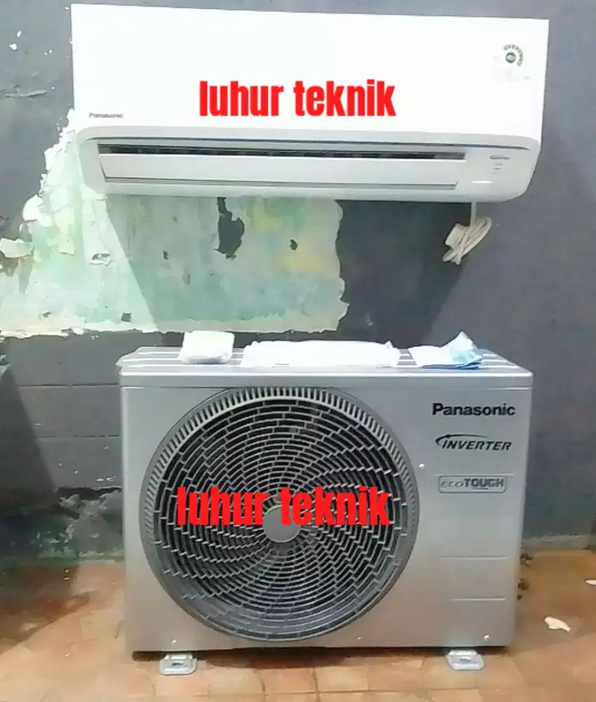 Ac bekas like new. Merk panasonic inverter 1/2 pk