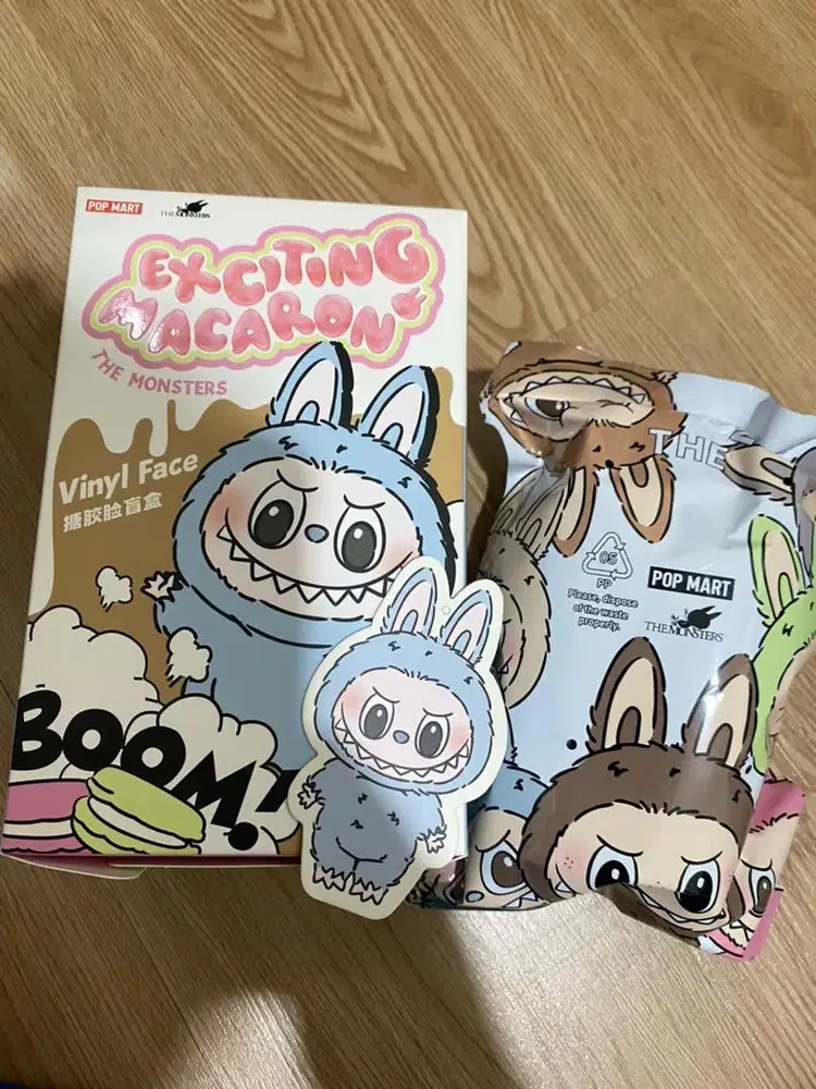 Labubu Macaroon Sea Salt Coconut Popmart Original V2