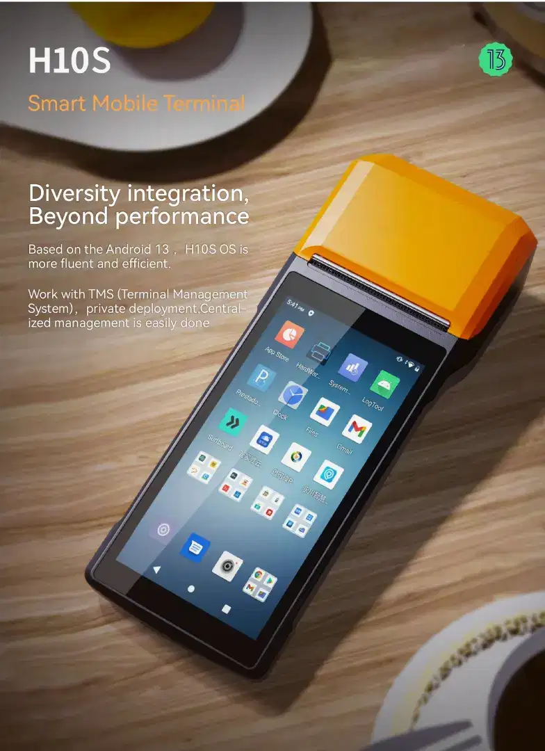 HS10 Terminal POS Android 14 (Terbaru)
