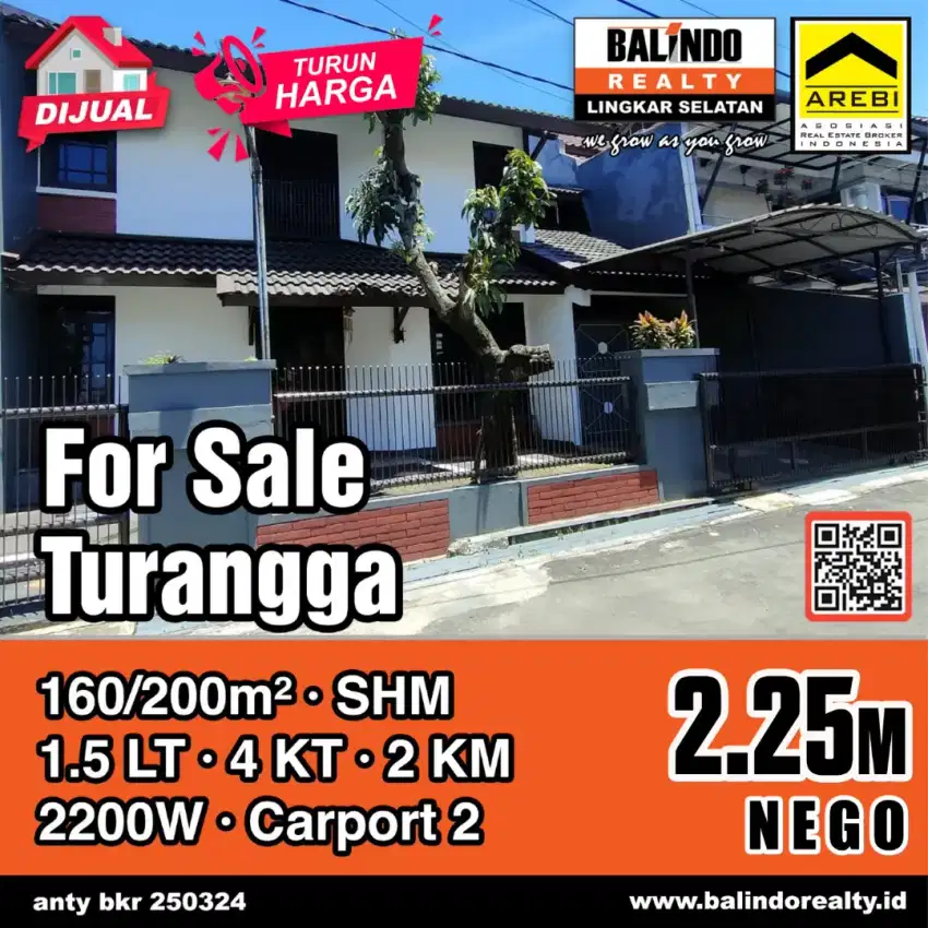 Rumah Turangga Tengah Kota Strategis