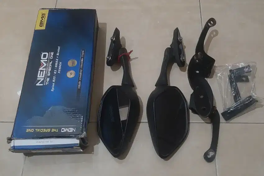 Spion r25 nemo pendek mulus plus braket pnp PCX 150 2019