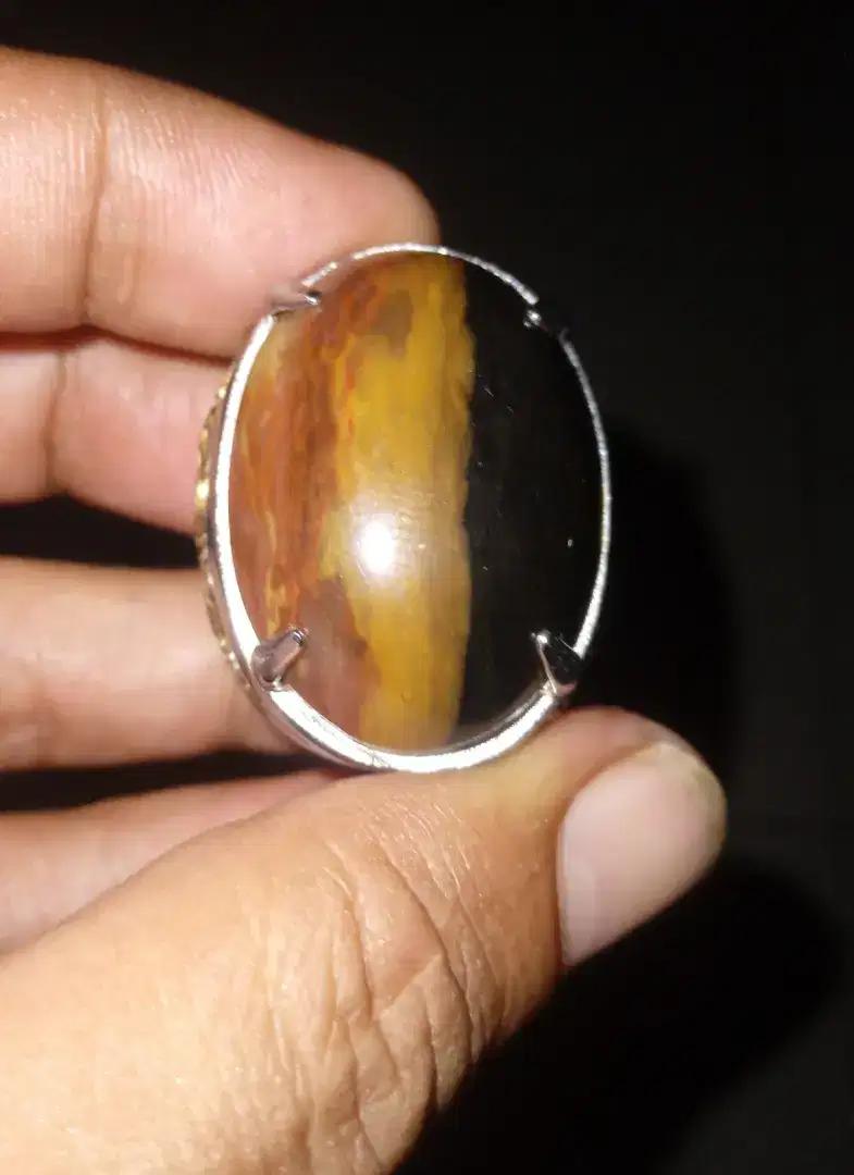 Batu cincin akik pancawaran natural