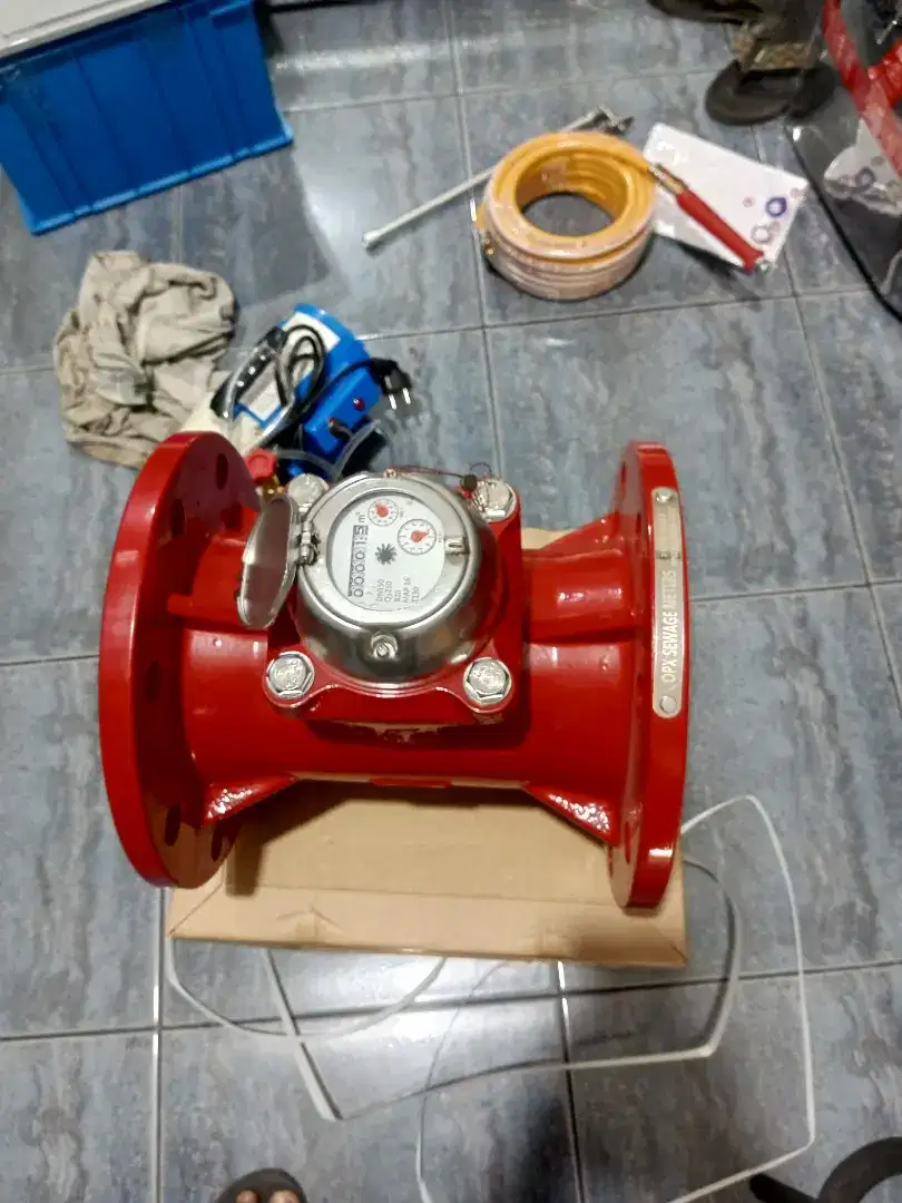 FLOW METER AIR LIMBAH 4 INCH - FLOW METER AIR PANAS 130 DERAJAT 4 INCH