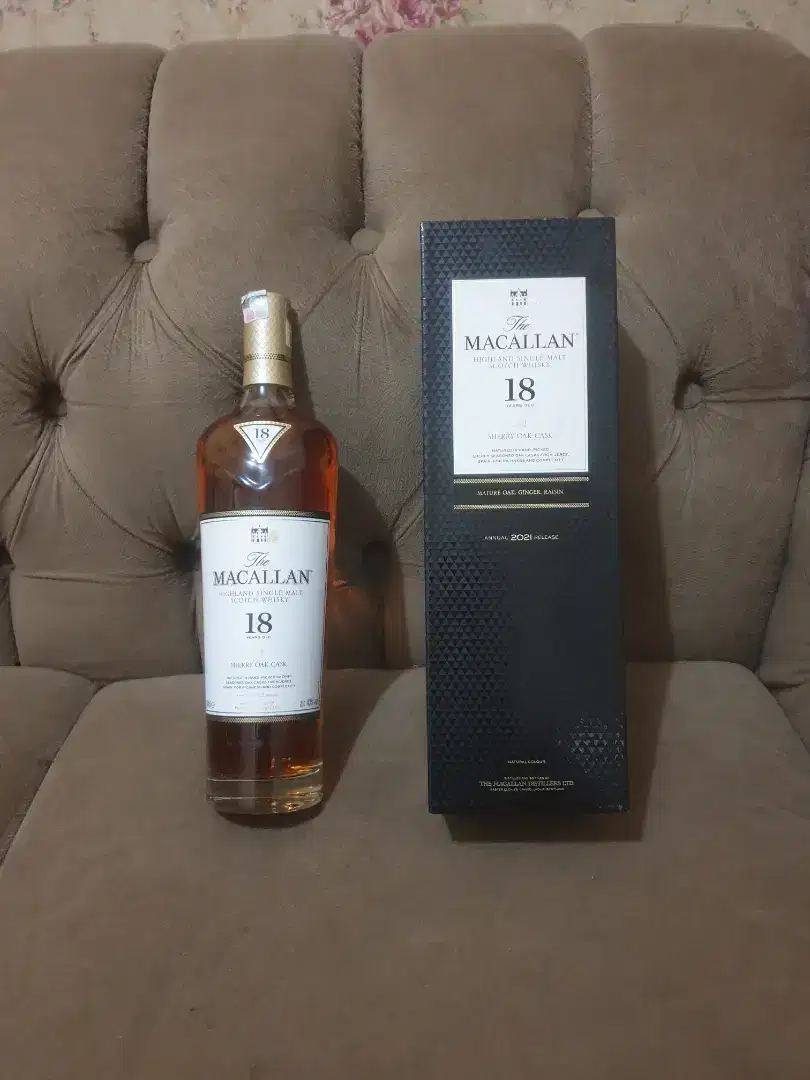 Mulus .authentic minuman macallan 18 yo