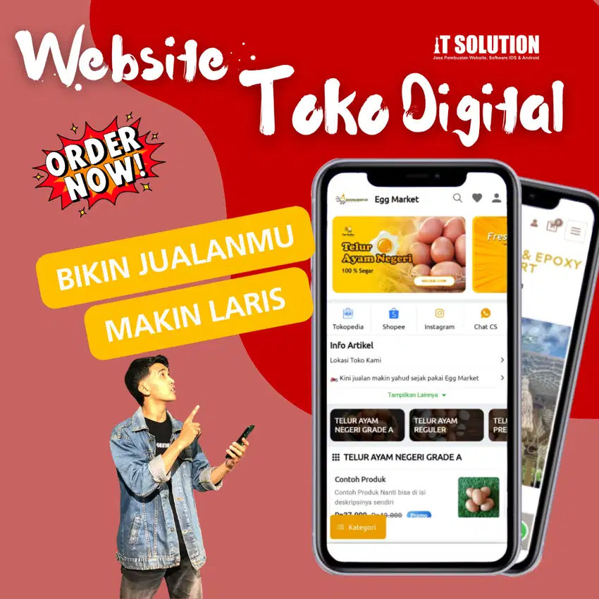 Website Toko Digital: Mudah, Cepat, dan Siap Pakai
