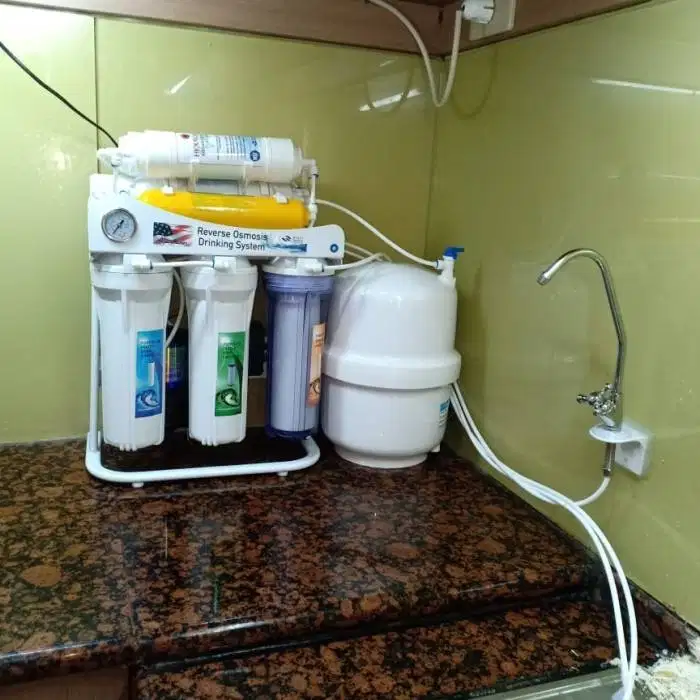 Mesin RO 100GPD, Filter Air Minum + Pemasangan unit