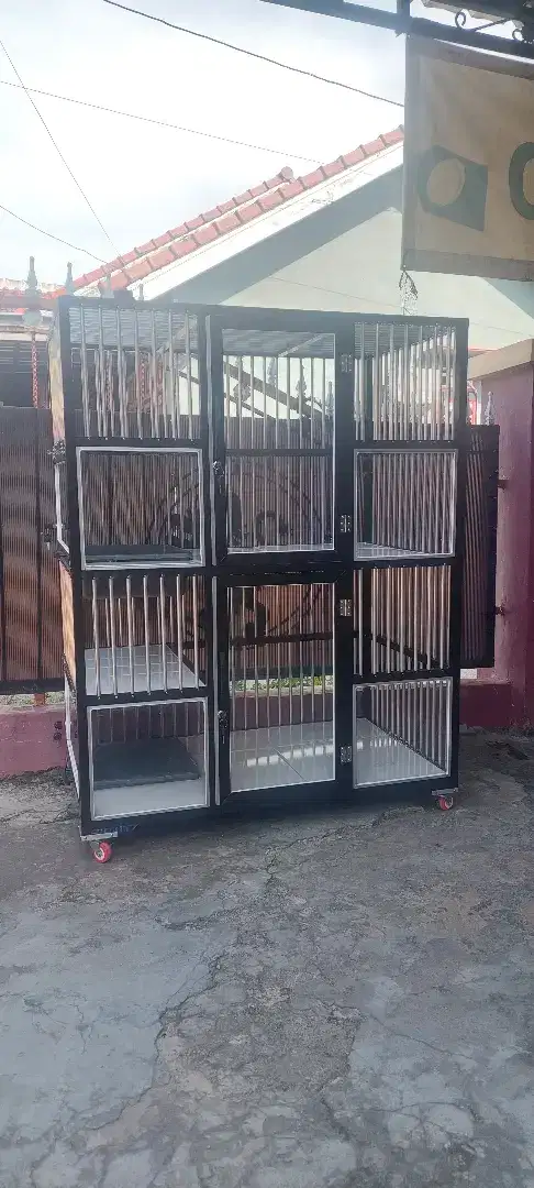 Kandang Kucing Alumunium