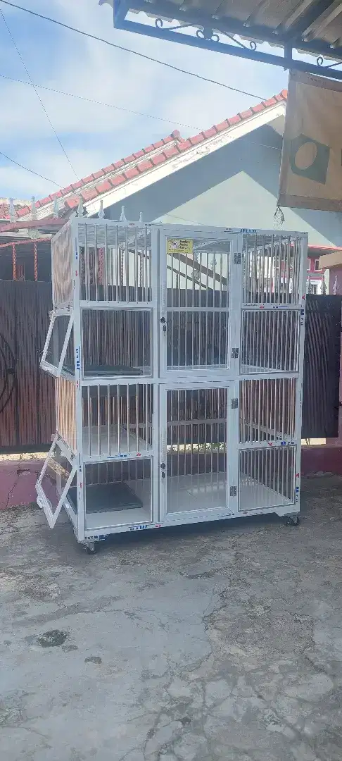 Produksi Kandang Kucing Alumunium