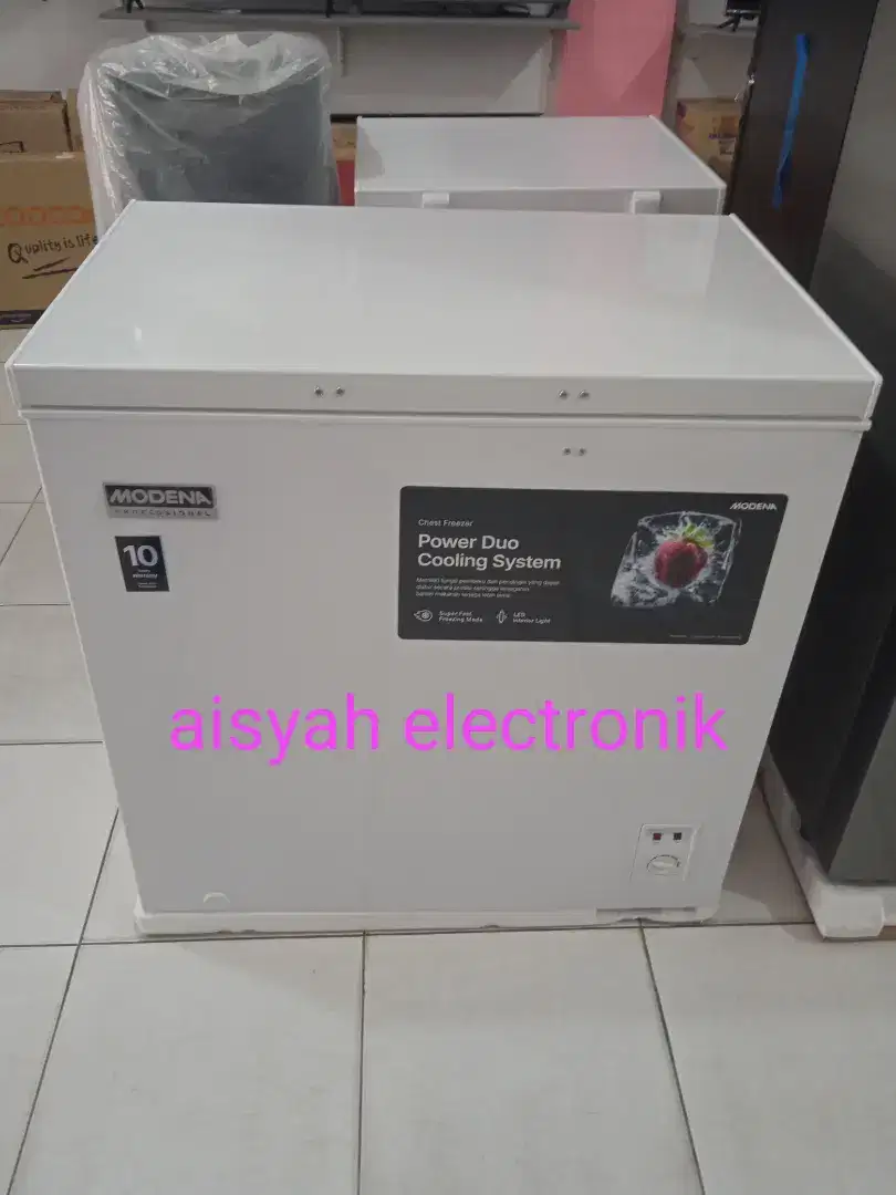 MODENA FREEZER BOX 200 LITER TERBARU GARANSI RESMI 10 TAHUN
