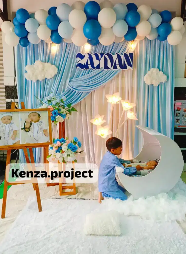 Dekorasi backdrop aqiqah murah di depok