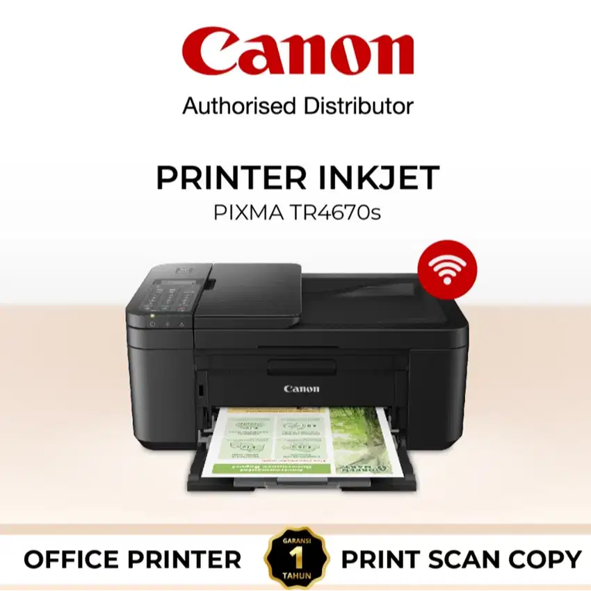 Printer Canon PIXMA TR4670s Print Scan Copy Wifi Wireless duflex ADF