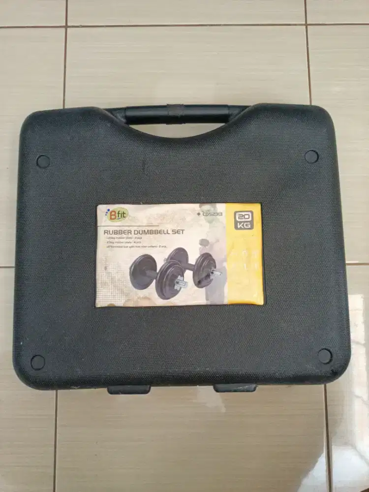 Alat rubber dummbel set 20KG