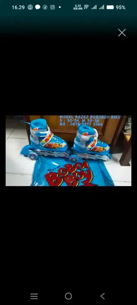 Sepatu roda bajaj gambar