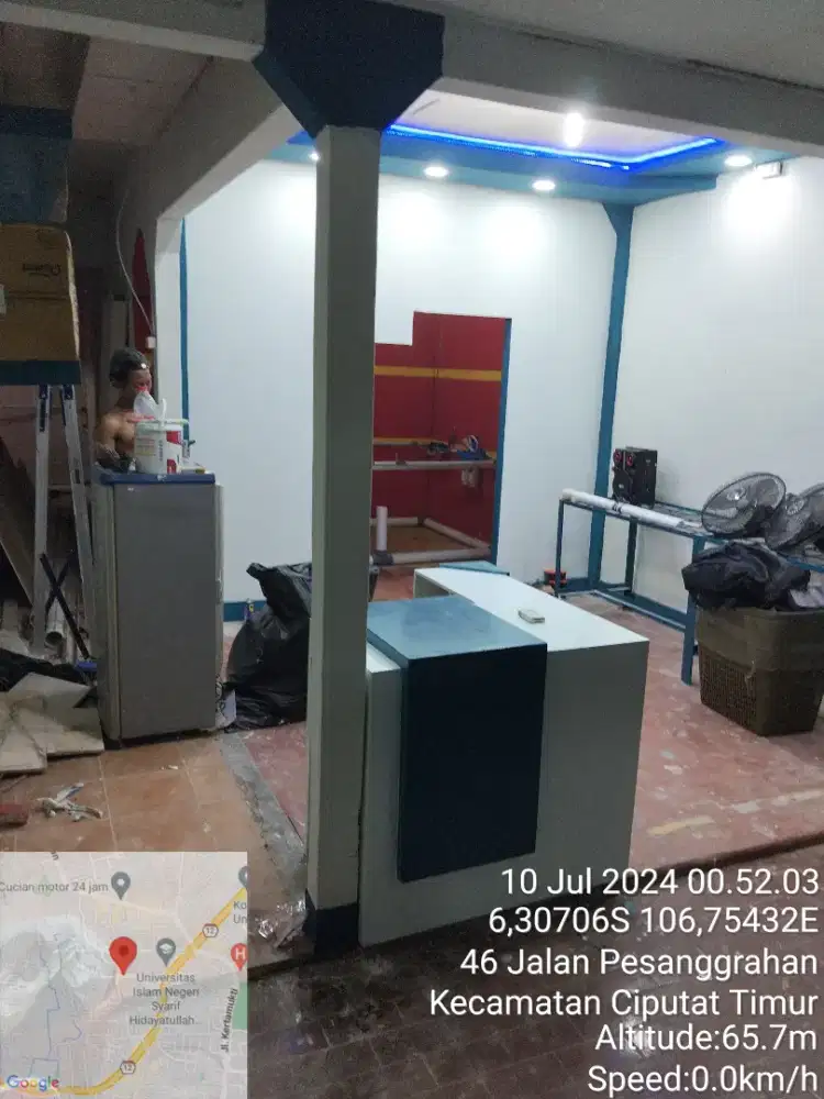 Jasa pasang/buat partisi/ Walpaper d & pemasangan furniture knock down