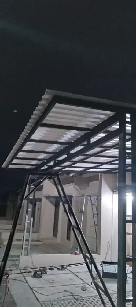 kanopi alderon single layer kekinian