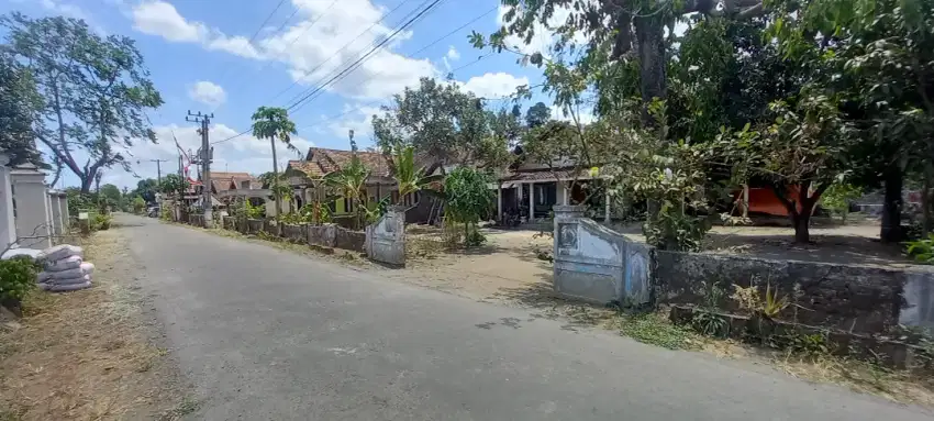 JUAL TANAH BONUS RUMAH KLASIK SRENGAT BLITAR