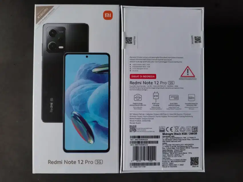 Redmi Note 12 Pro 5G 8/256 NEW TERMURAH