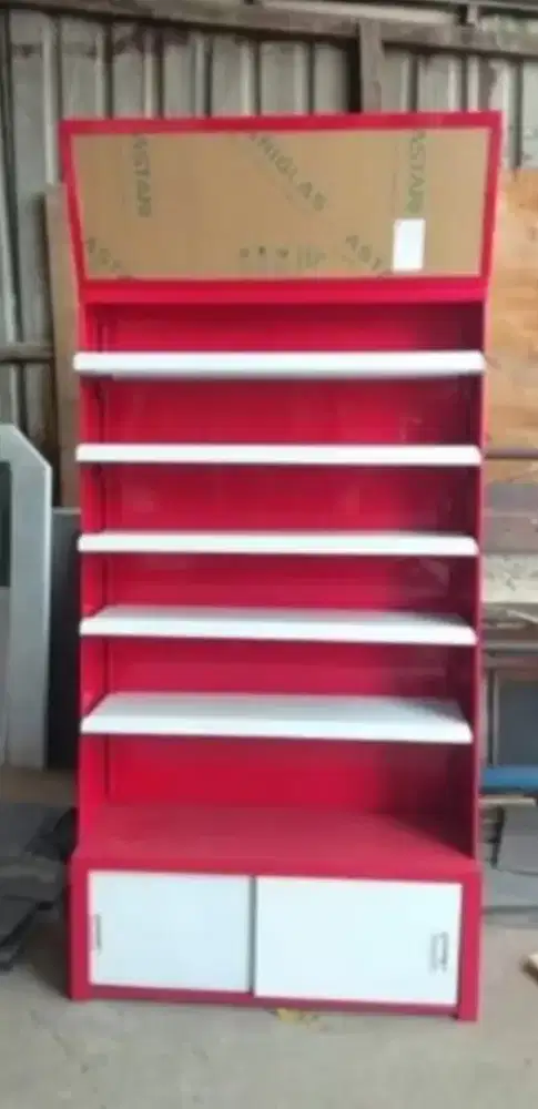 RAK ROKO BELAKANGBKASIR RAK DISPLAY BACKWELL