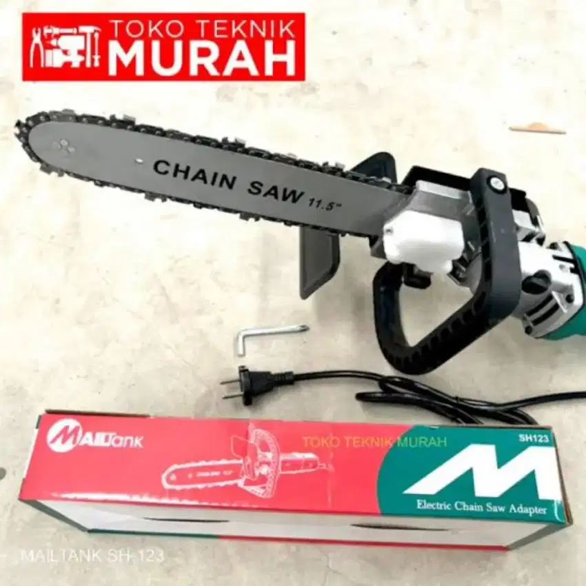 Alat Chainsaw Mini (Cara Pakai Disambung Ke Gerinda)