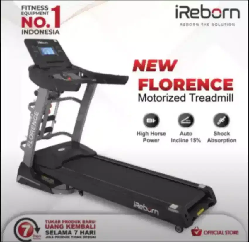 Treadmill Elektrik New Florence / Aplikasi Zwift