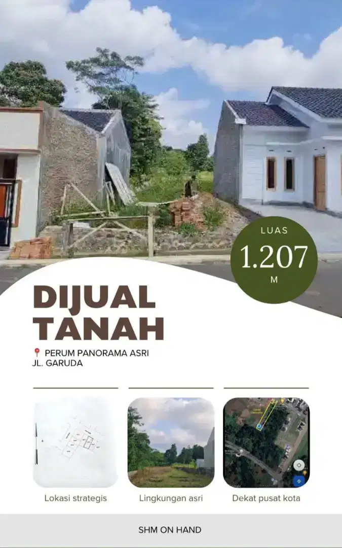 DiJual Tanah Panorama Asri Kuningan Jabar Kawasan Pusat Kota Kuningan