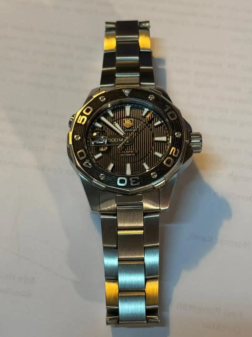 tag heuer aquaracer waj2110 automatic, box - paper Murah!