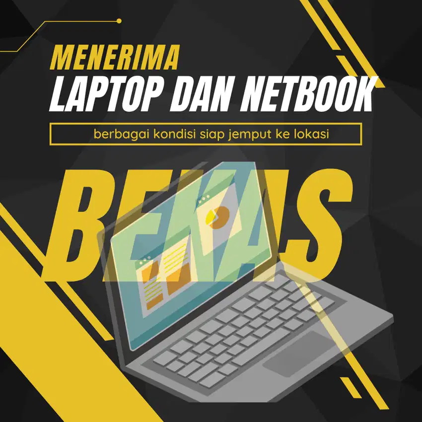 Dibeli LAPTOP dan NETBOOK BEKAS dengan segala kondisi