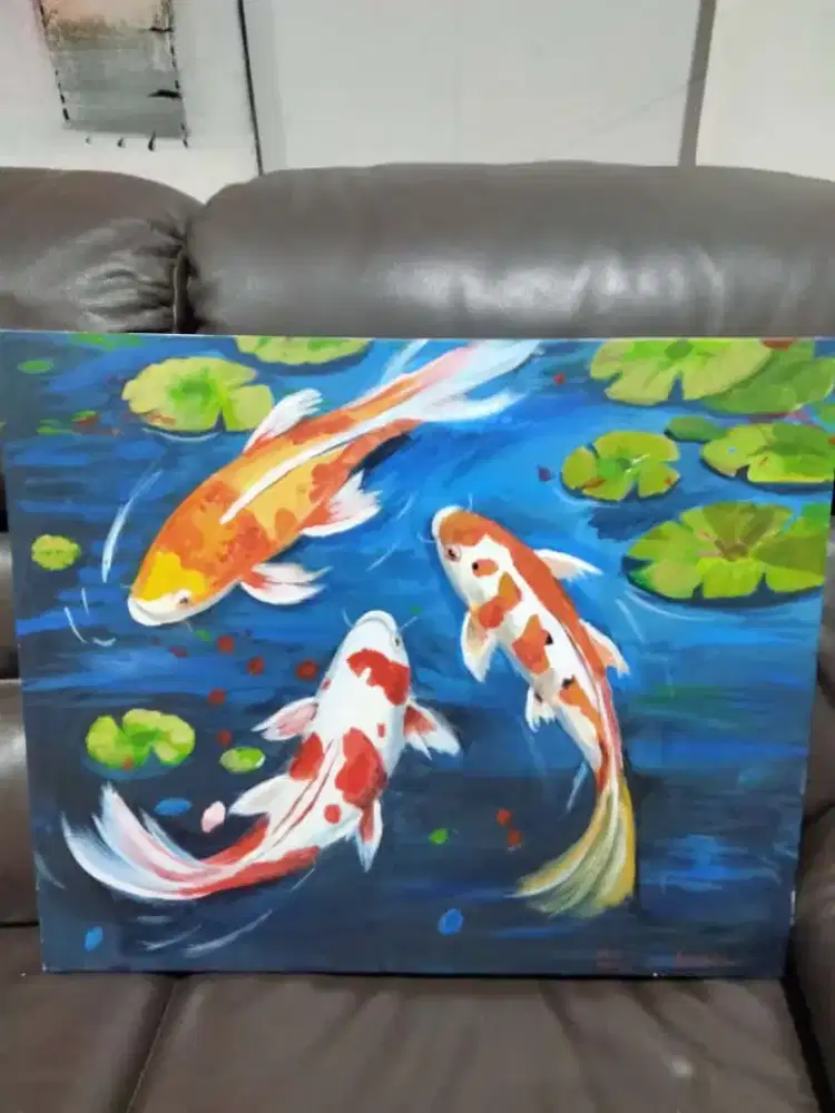 Lukisan ikan koi
