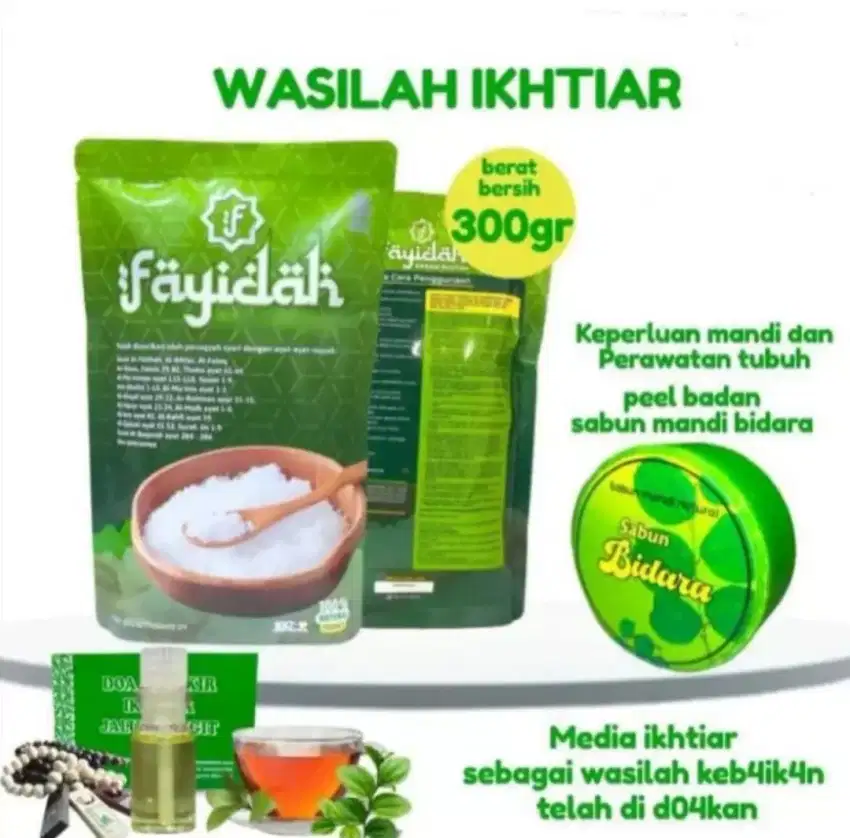 terlaris! Garam Fayidah | Garam Ruqyah 300gr