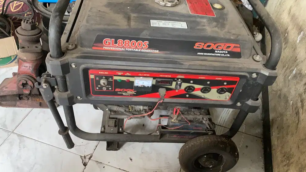 Genset NAGOYA SOGO GL 8800s. 8000kw. jalan