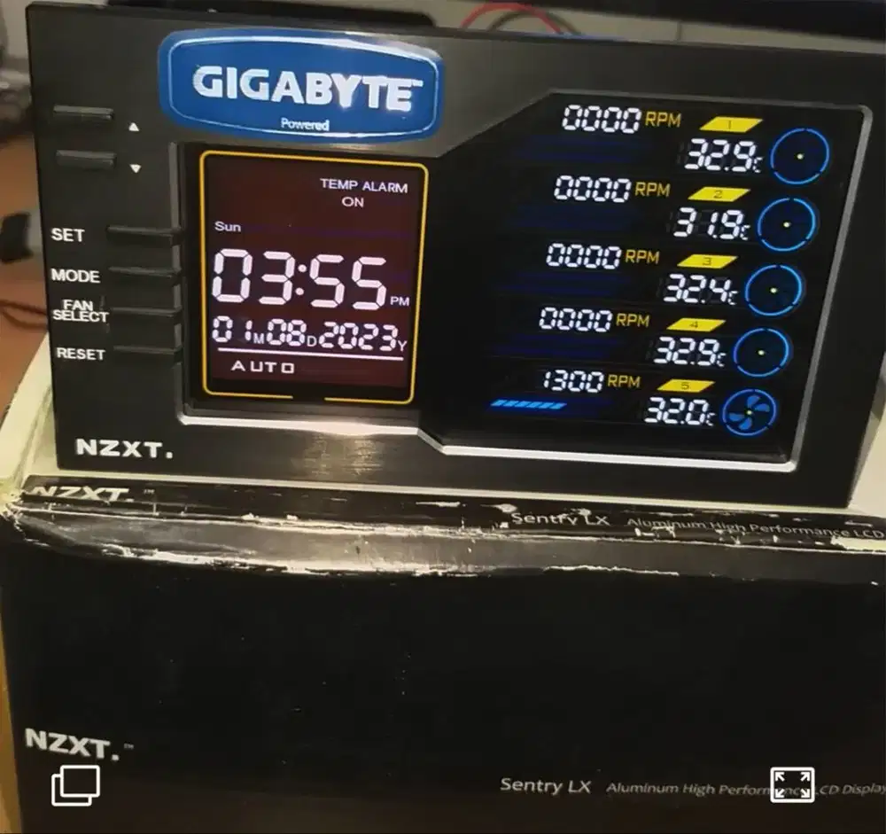 an speed controler untuk pc nzxt sentry LX