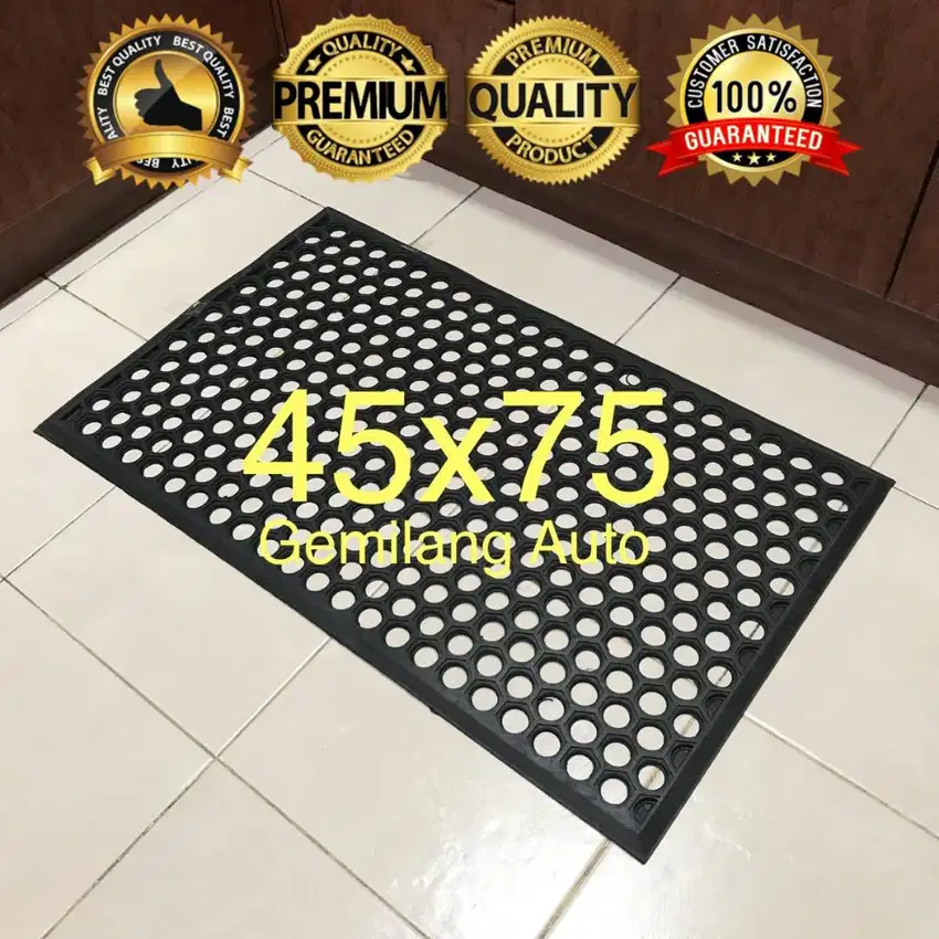 Keset Karpet Karet Anti Slip Kamar Mandi Dapur Alas Tatakan Kandang