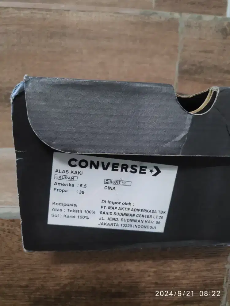 Sepatu Converse Chuck Tailor size 36 ORIGINAL