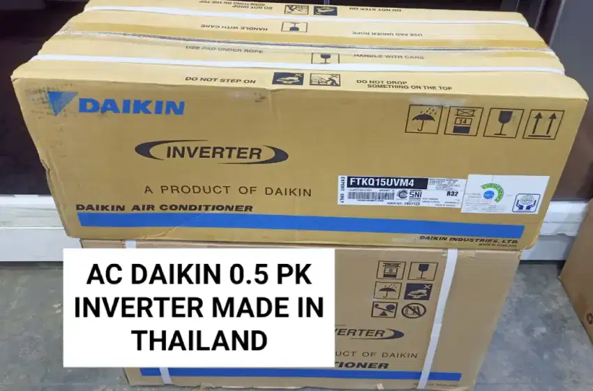 AC DAIKIN 1/2 PK INVERTER THAILAND + Pasang