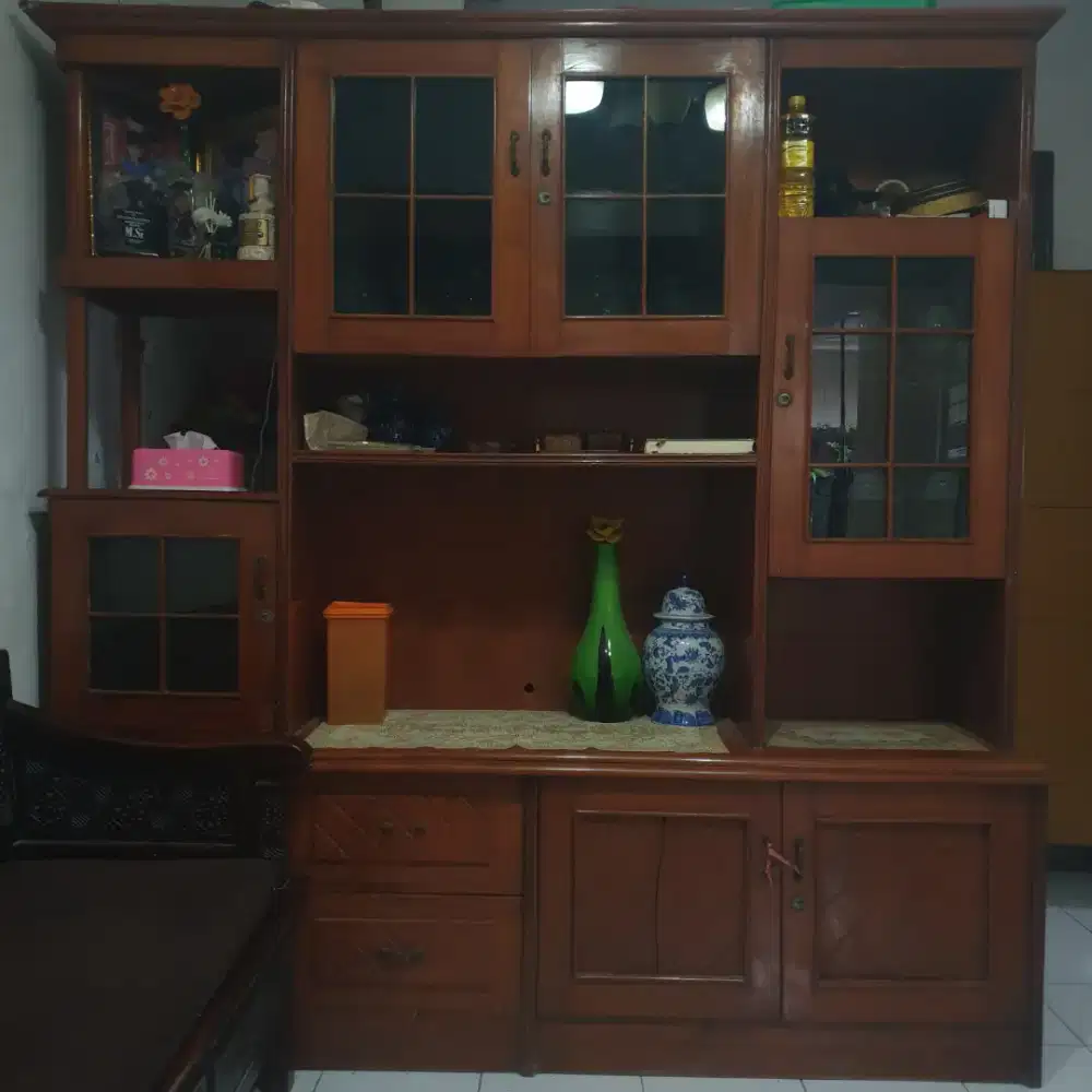 Buvet Kayu Jati Asli