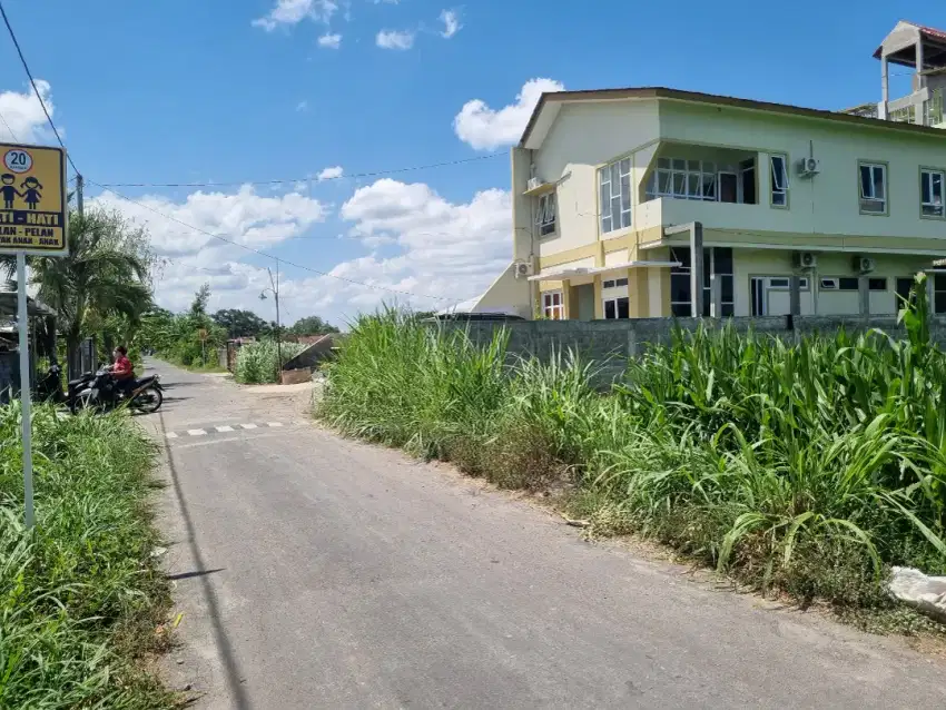 Tanah Kavling 193m2 di Berbah, Bisa diangsur 12X tanpa bunga