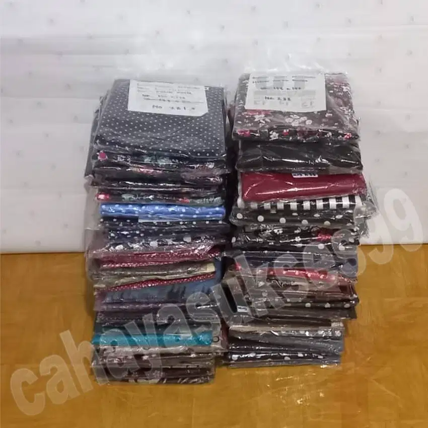 Bahan Kain Perca Katun Polyester Rayon Souvenir Craft Kain Kerudung