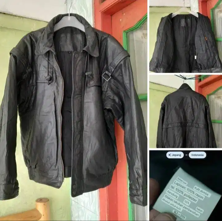 Jaket Kulit Domba Second XL