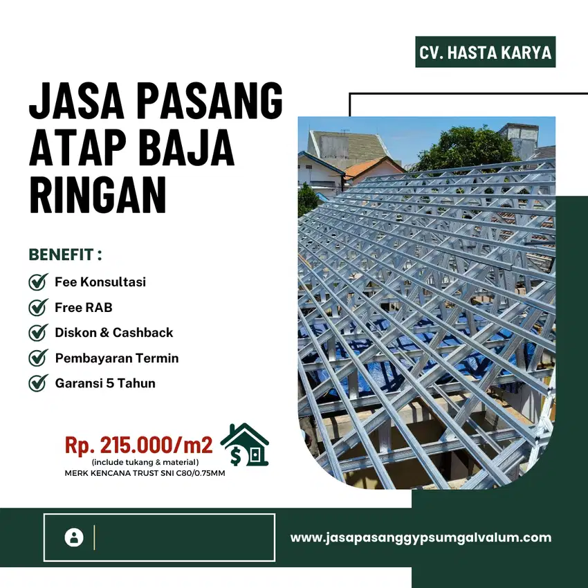 Jasa Pasang Atap Baja Ringan Mojokerto Pasuruan