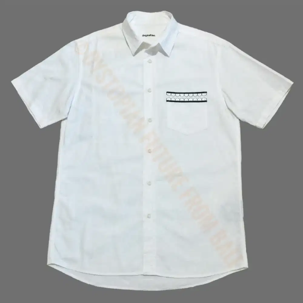 OriginalFake S/S 10 Emboss Pattern Button Up Shirt