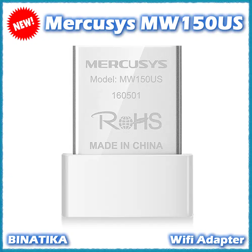 Mercusys MW150US 150Mbps Nano Mini USB Wireless Wifi Adapter (Powered