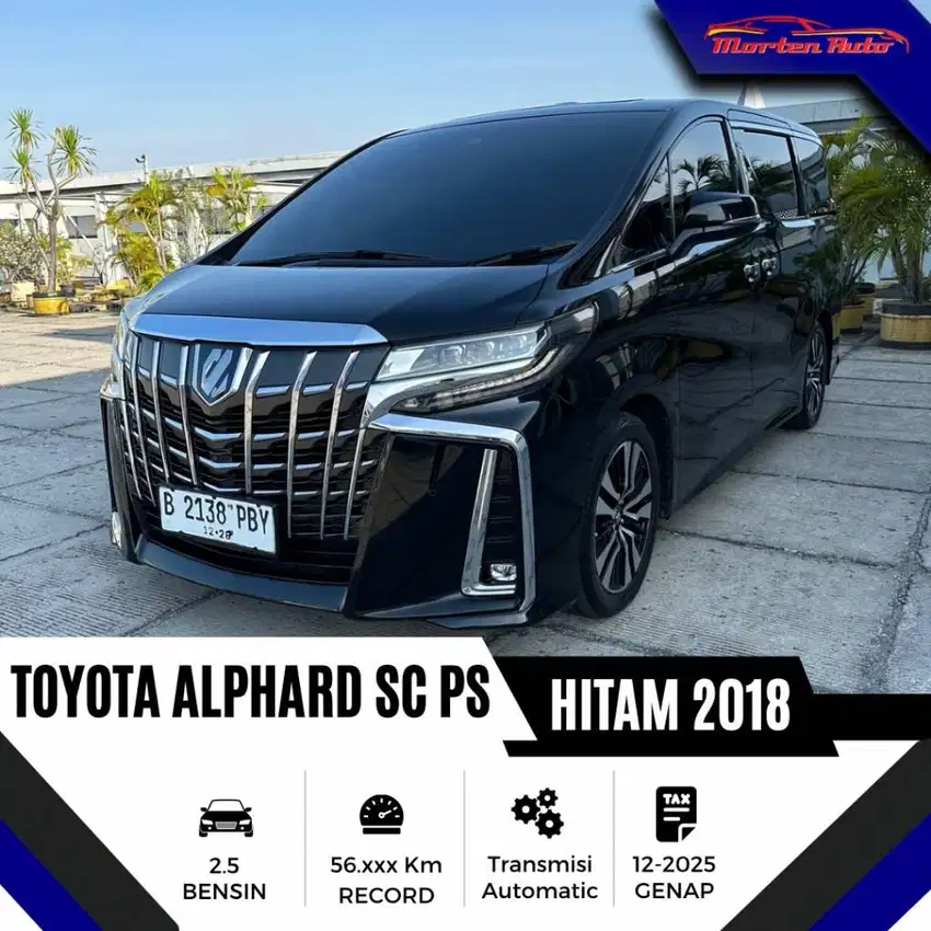 Toyota Alphard SC PS 2.5 AT Tahun 2018 Tdp Cuma 35 Jt