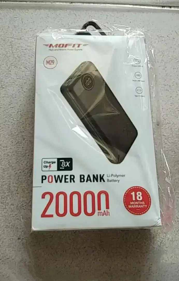 Powerbank 20.000 Mah. AWET! BARU! LED! SEGEL!