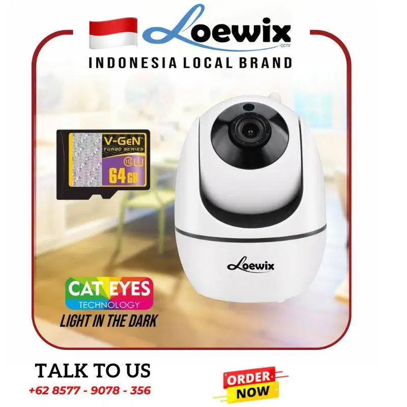 PAKET CCTV WIFI INDOOR 3MP INCLUDE PEMASANGAN