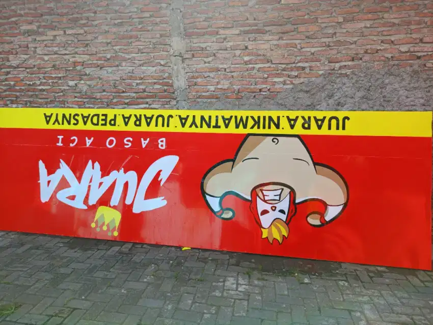 Papan nama MMT Stiker dan Cat