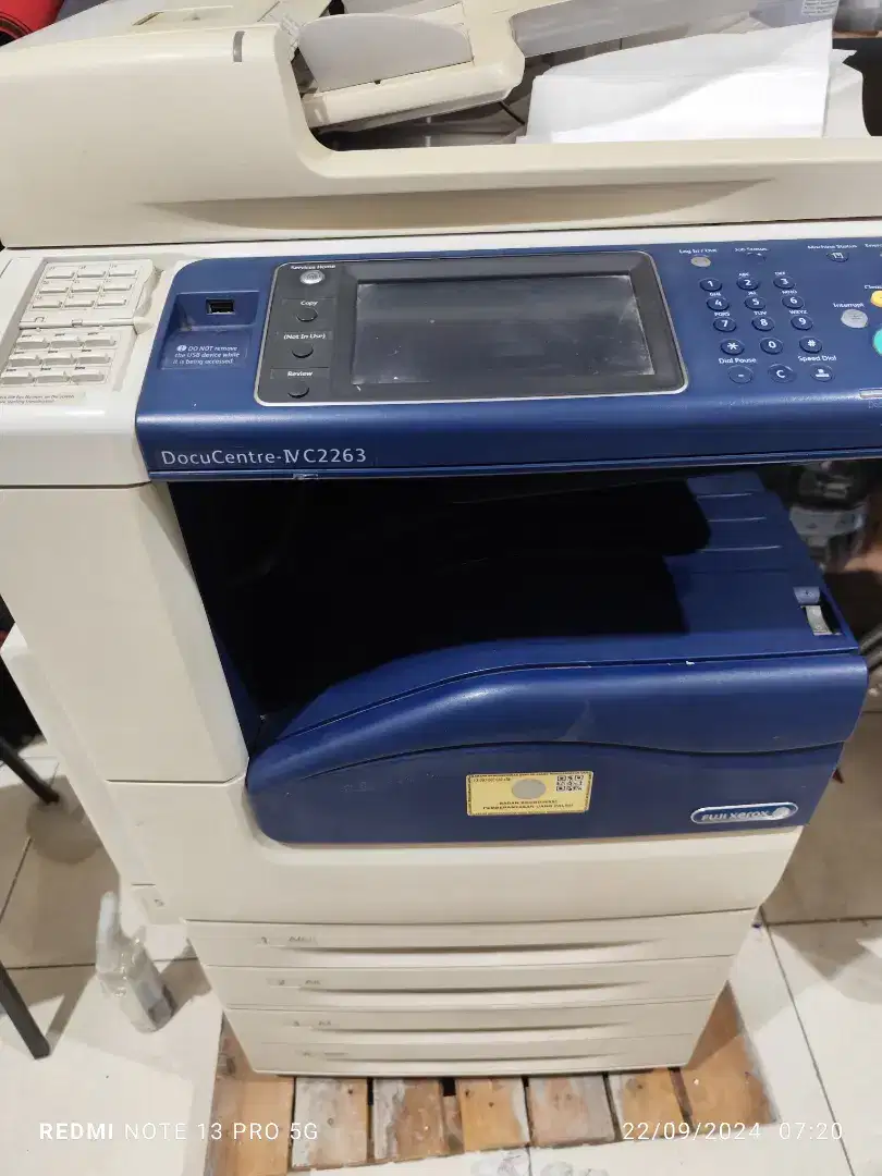 Mesin Fotocopy FUJIXEROX docuIV c2263 A3 full color