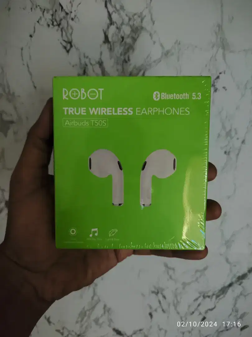 robot tws wireless airbuds T50s