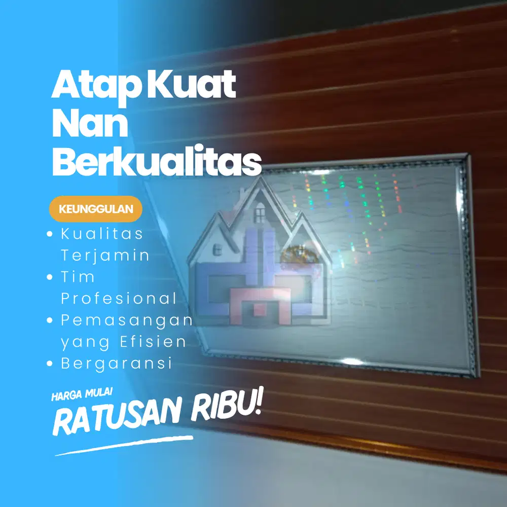 Pemasangan Atap Berkualitas - Kepercayaan Selama 10 Tahun!
