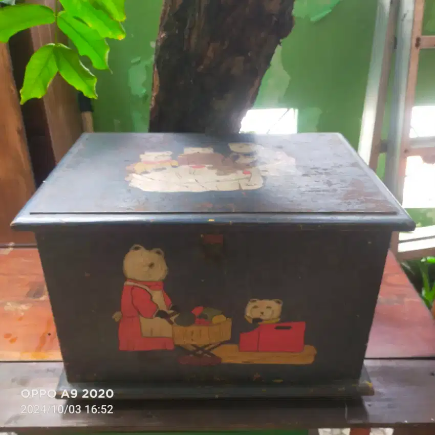 Box kayu ukuran 55x40x40 unik ada gambarnya